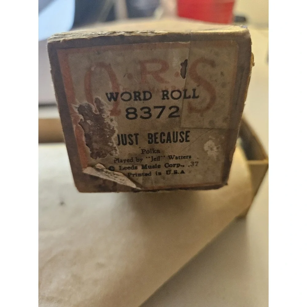 Vintage Lot of 16 QRS Player Piano Rolls (AA)